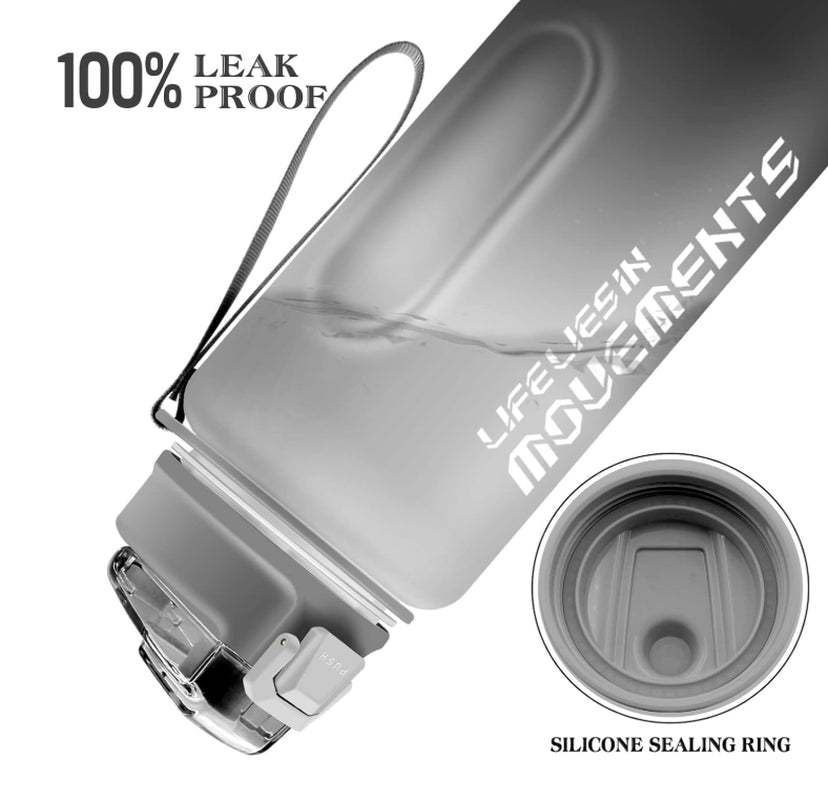 Sports Water Bottle 1-2 Litre,Motivati