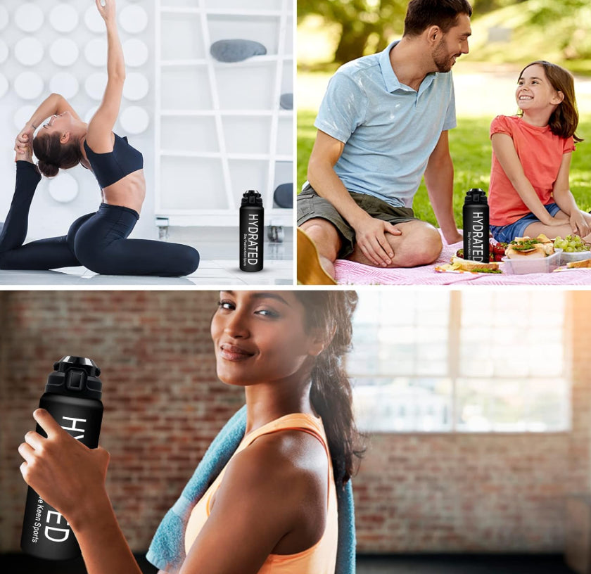 Sports Water Bottle 1-2 Litre,Motivati