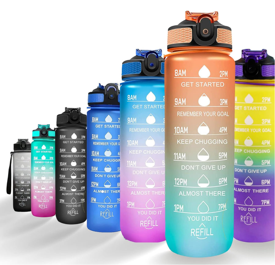 Sports Water Bottle 1-2 Litre,Motivati