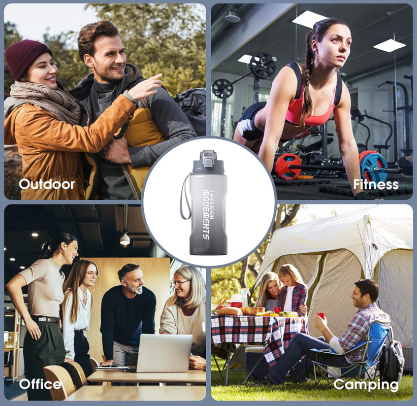 Sports Water Bottle 1-2 Litre,Motivati