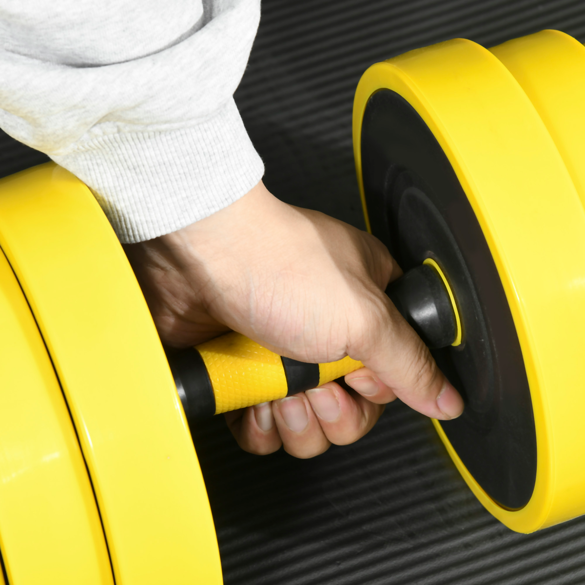 30KG Barbell & Dumbbell Set Fitness Exercise Home Gym Plate Bar HOMCOM
