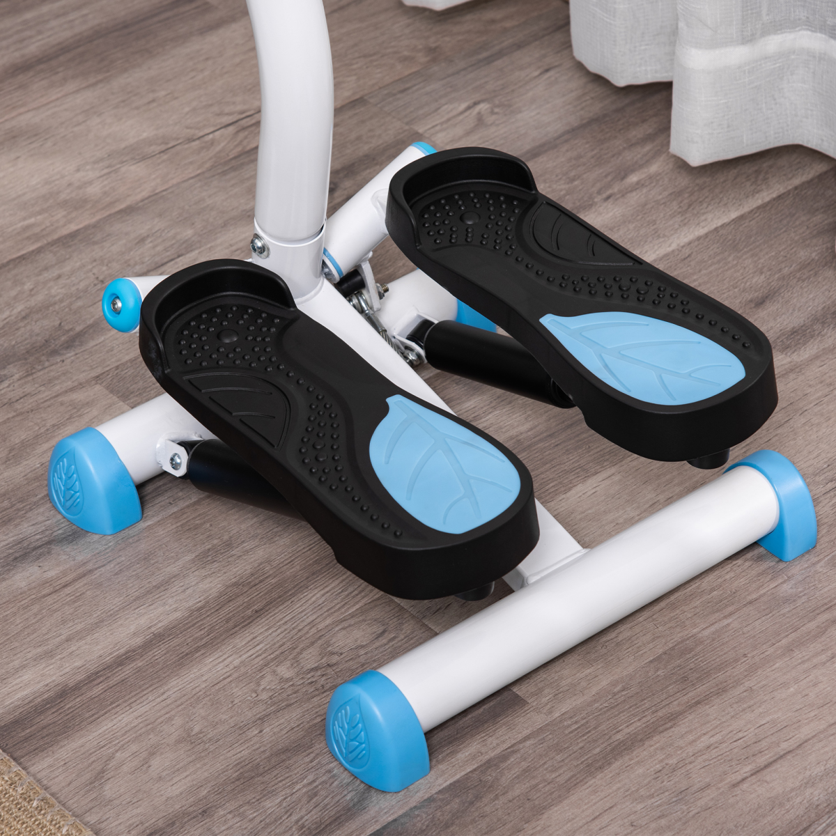 Twister Stepper Height Adjustable Step Machine w/ LCD Screen, Blue HOMCOM