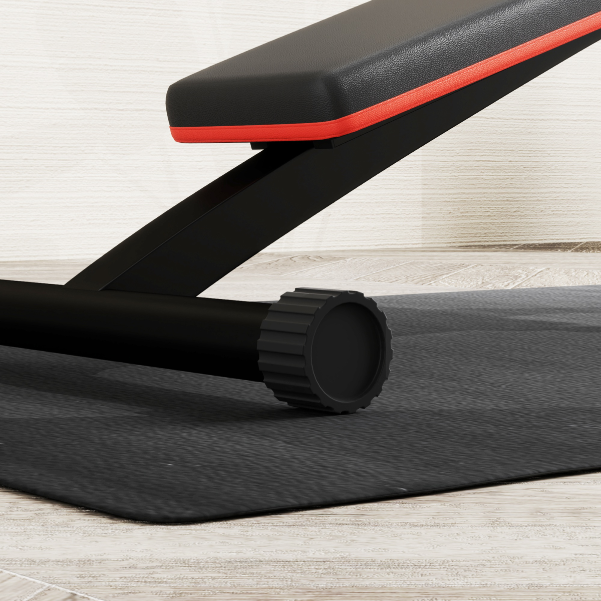 Thick Equipment Mat Gym Exercise Fitness Workout Tranining Bike Protect HOMCOM