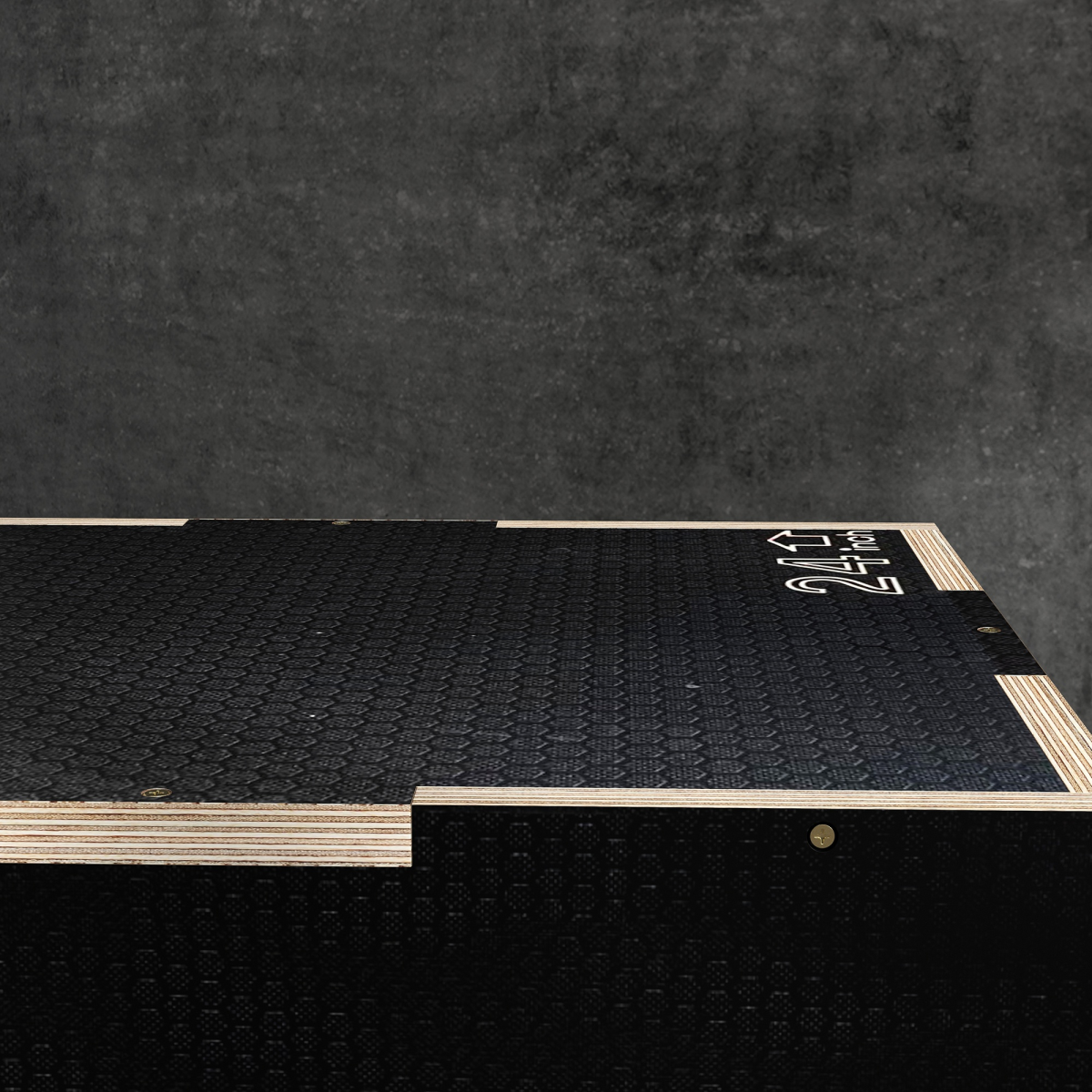 SPORTNOW 41/51/61cm Plyometric Jump Box, Wooden Plyo Box for Home Gym