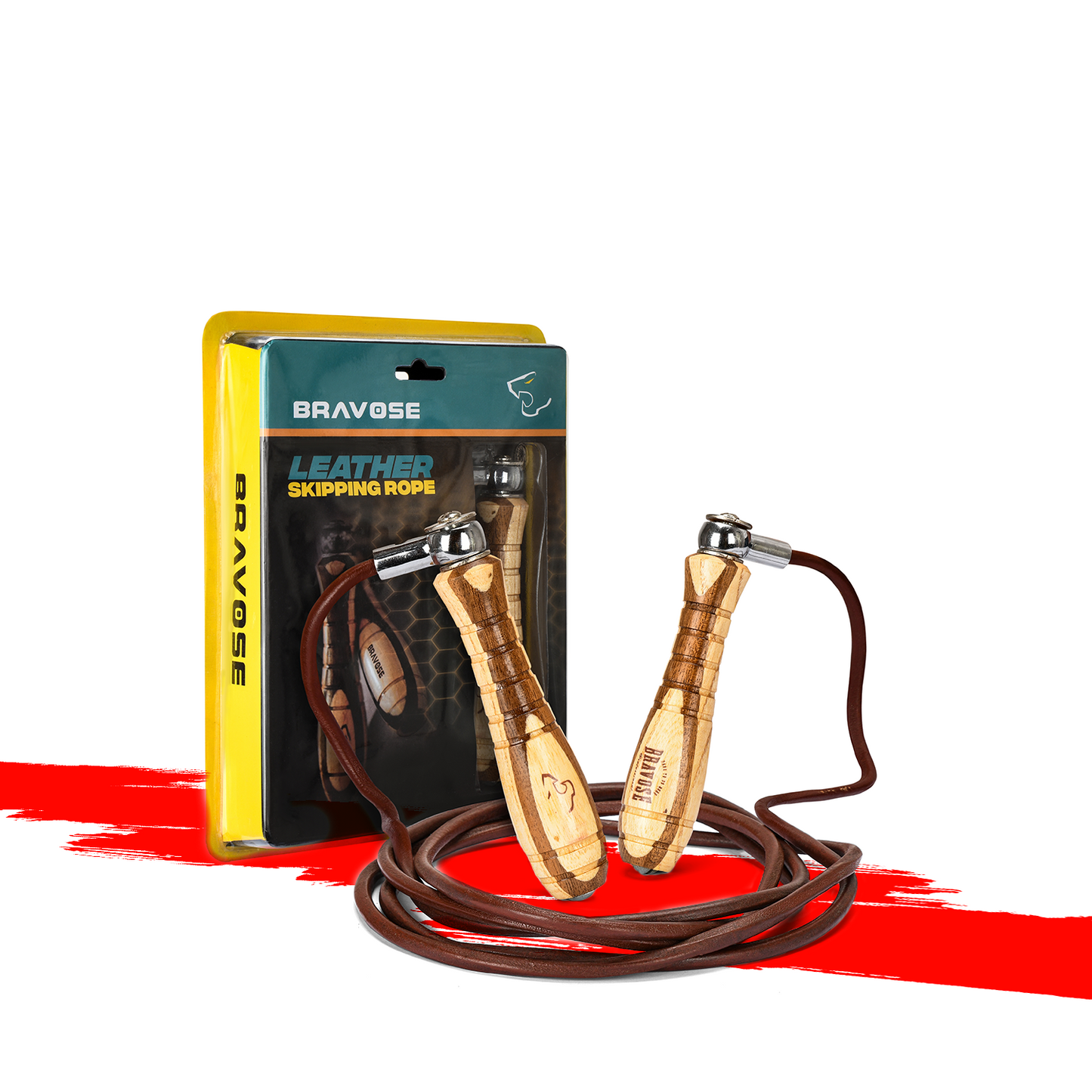 Premium Leather Skipping Rope-2