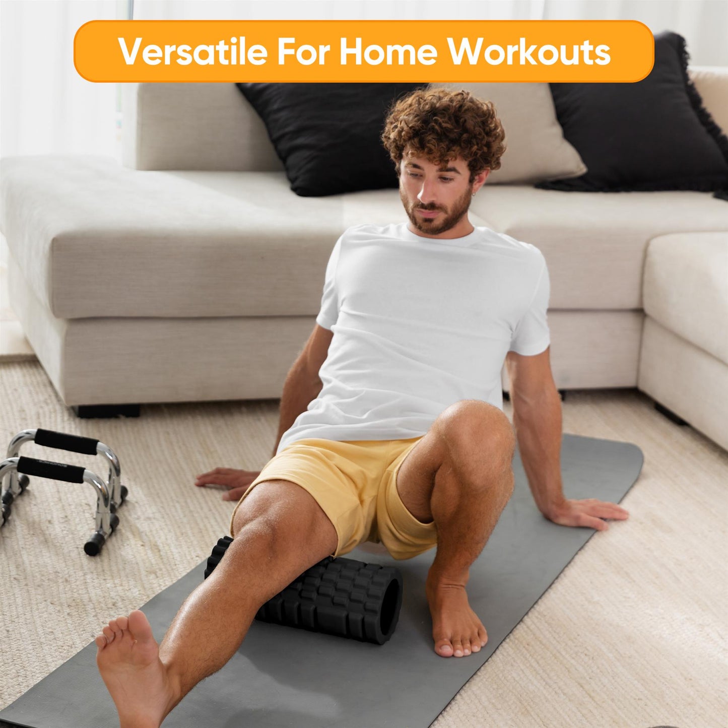 Yoga Foam Roller Black AS-04045