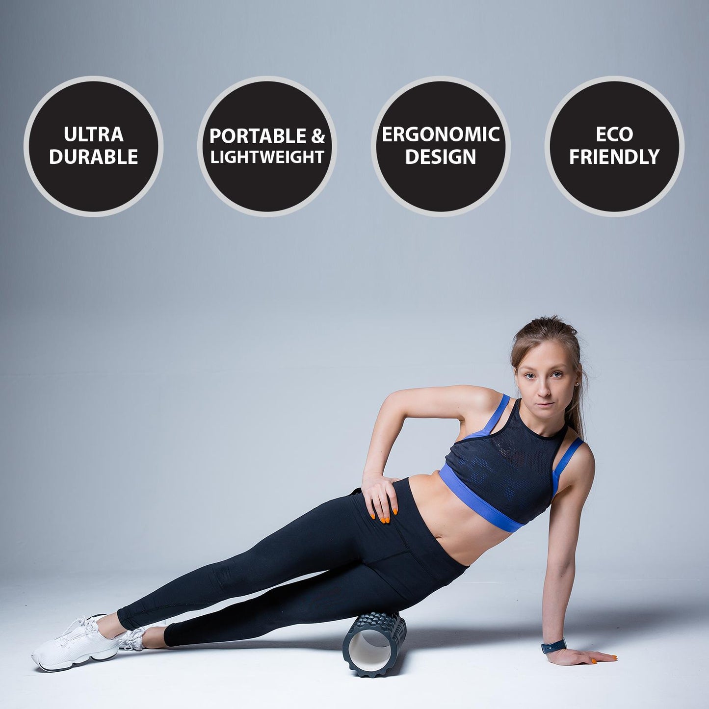 Yoga Foam Roller Black AS-04045