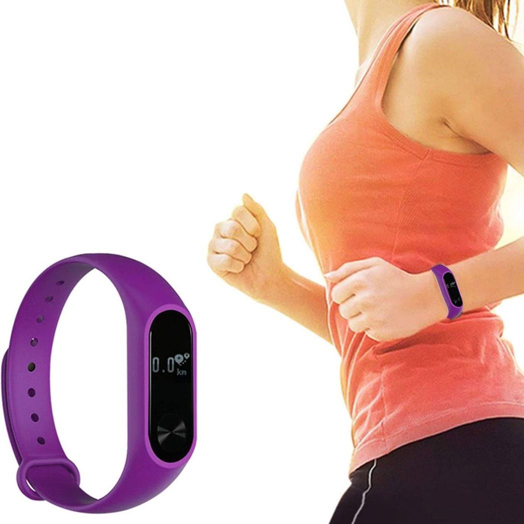 Aquarius AQ112 Fitness Tracker with Heart Rate & Activity Monitor – Purple