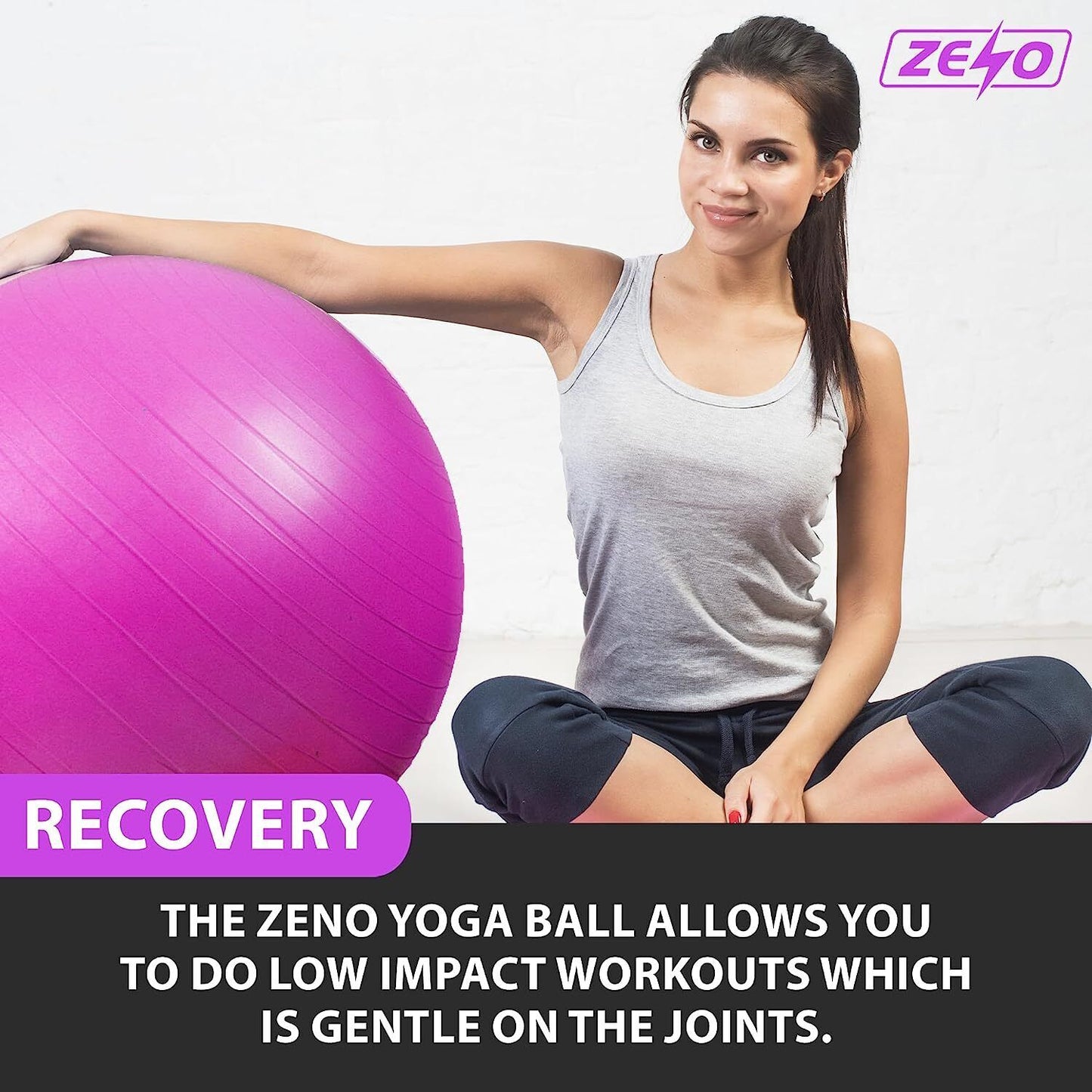 EXERCISE GYM BALL SWISS PILATES YOGA CORE TRAINING PREGNANCY BIRTHING ANTI-BURST