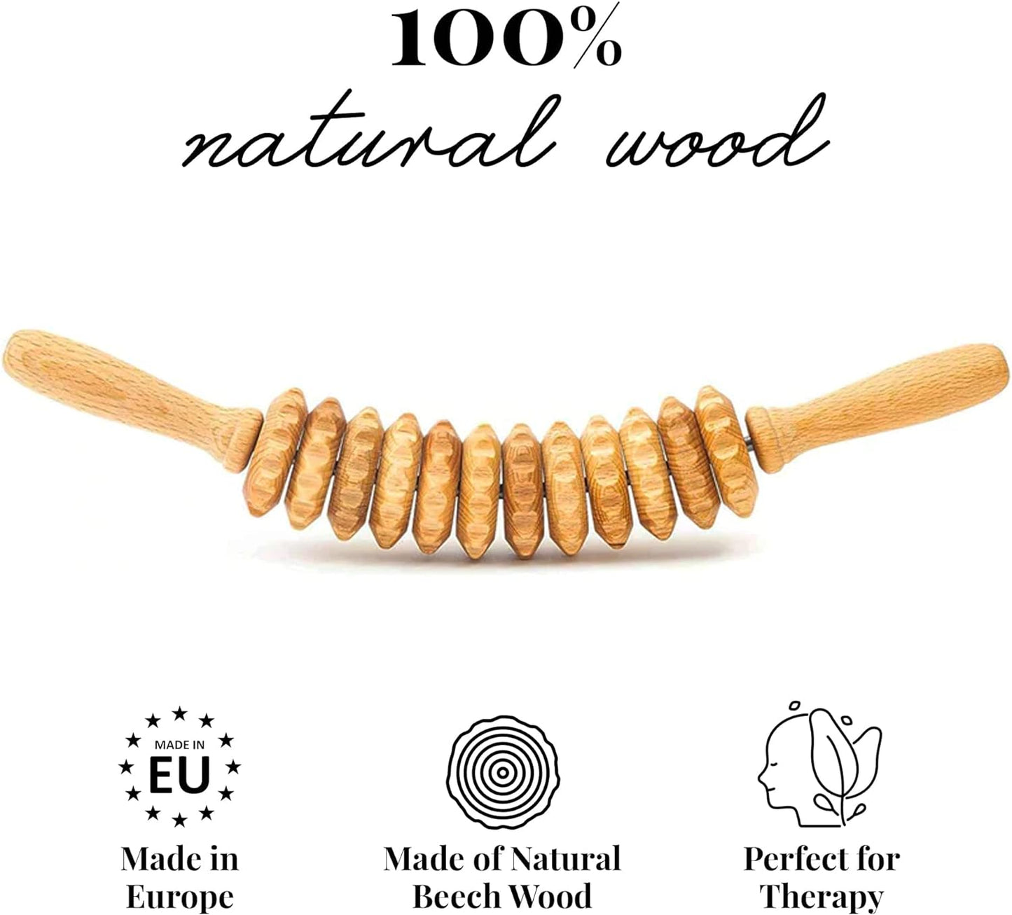 Accessories anti Cellulite Massage Roller Tool Massager Thigh Maderotherapy Wooden
