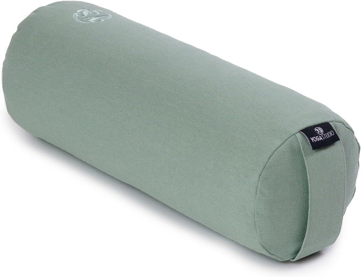 Organic Buckwheat Mini Bolster Perfect for Yoga and Back Stretching 32X12Cm