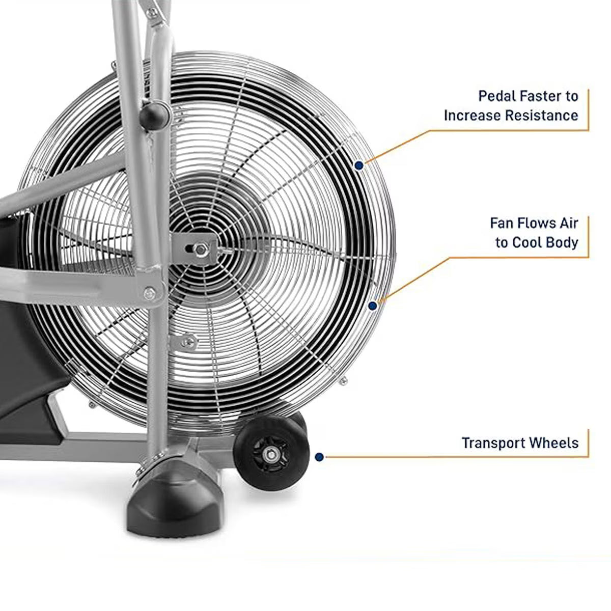 AIR-1 Deluxe Dual Action Fan Bike