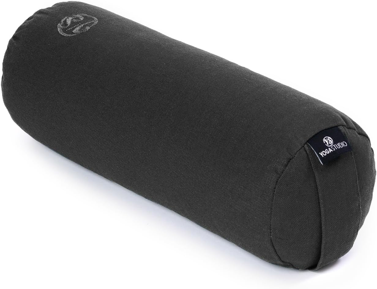 Organic Buckwheat Mini Bolster Perfect for Yoga and Back Stretching 32X12Cm