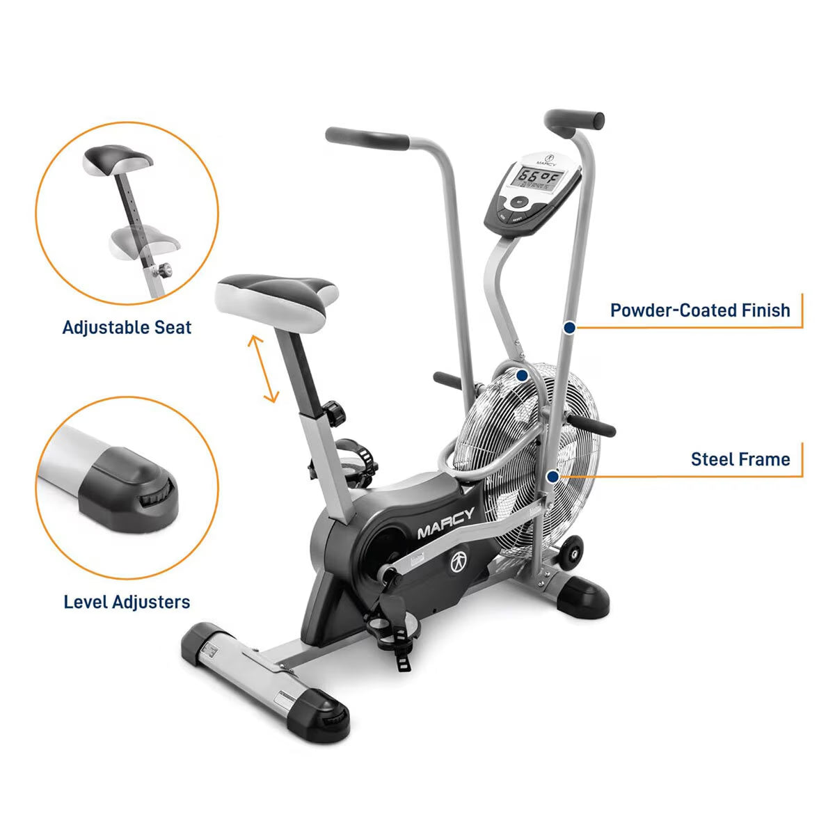 AIR-1 Deluxe Dual Action Fan Bike