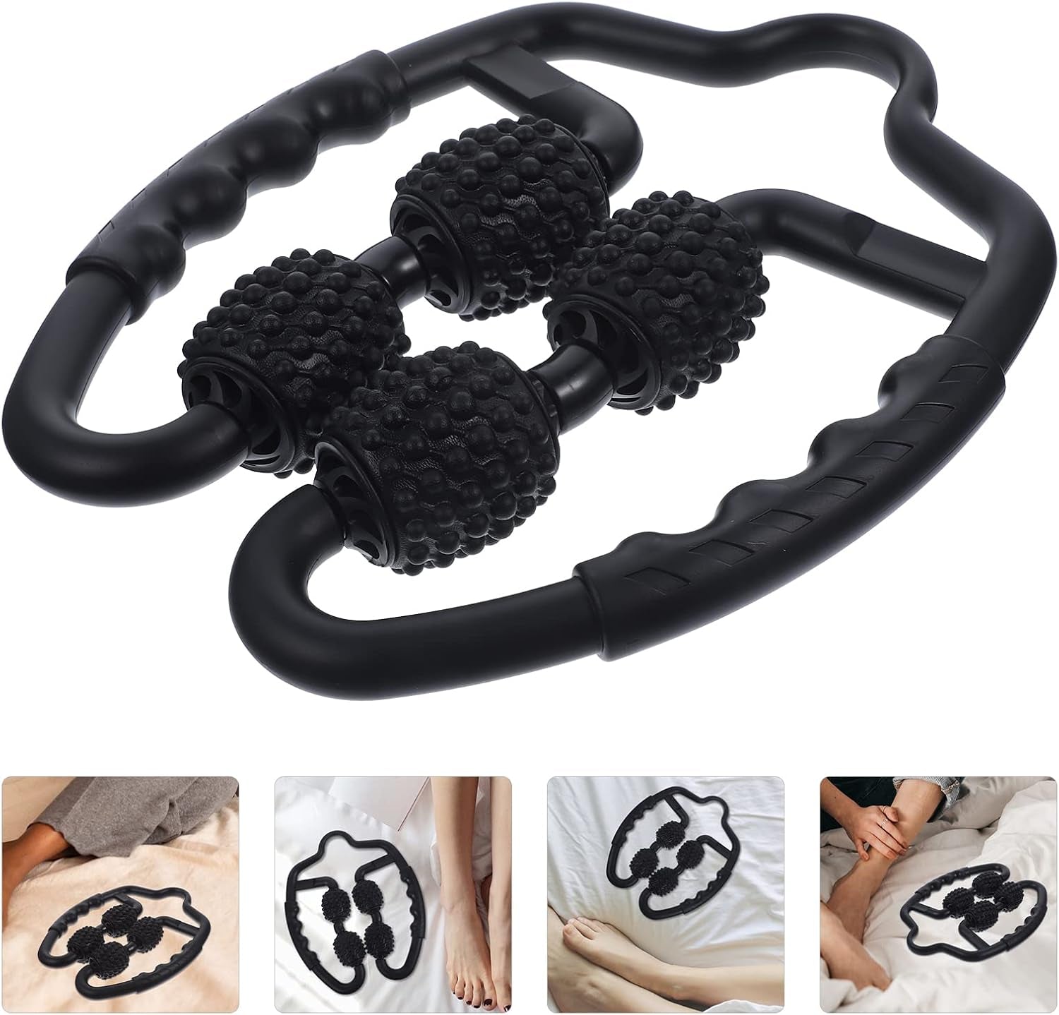 Foam Manual Roller Massager Muscle Massage Roller Massager Roller for Neck Shoulder Legs Arms Back Muscle