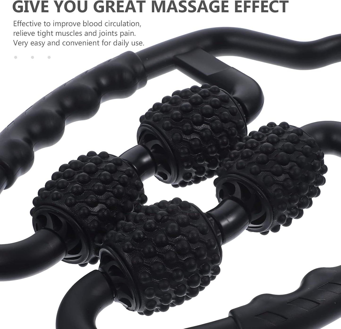 Foam Manual Roller Massager Muscle Massage Roller Massager Roller for Neck Shoulder Legs Arms Back Muscle