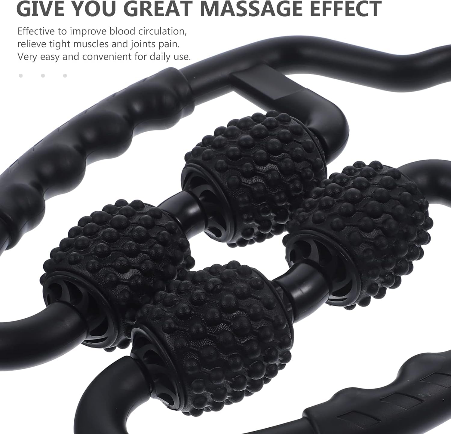 Foam Manual Roller Massager Muscle Massage Roller Massager Roller for Neck Shoulder Legs Arms Back Muscle