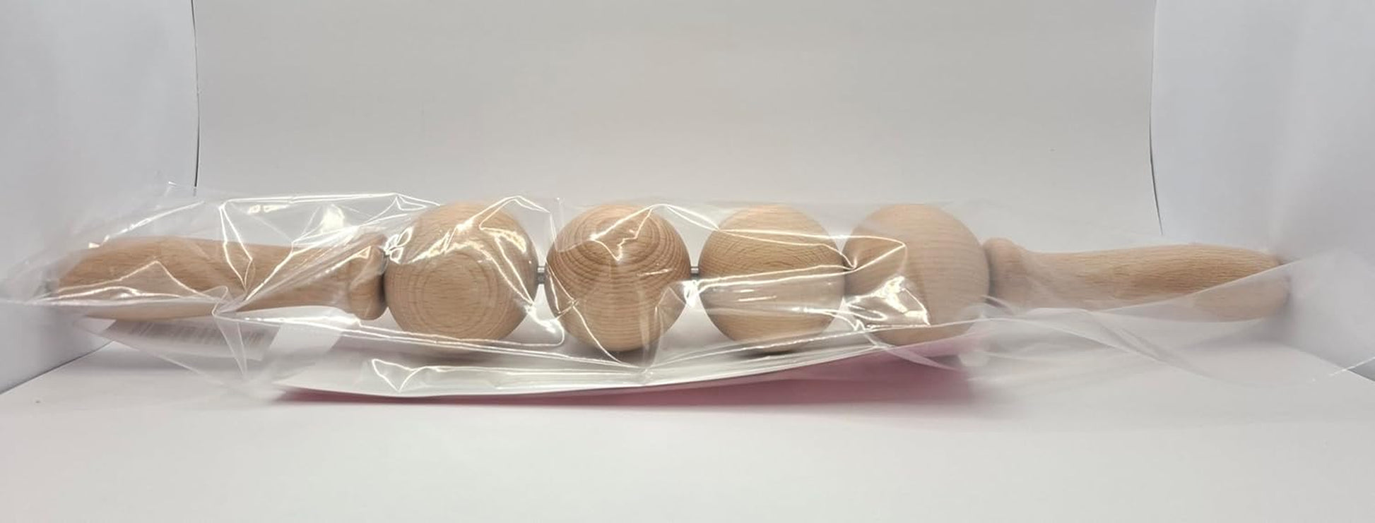 Accessories anti Cellulite Ball Massage Device Massager Roller with Handle Maderotherapy Wooden
