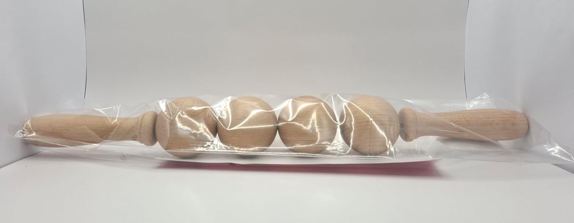 Accessories anti Cellulite Ball Massage Device Massager Roller with Handle Maderotherapy Wooden